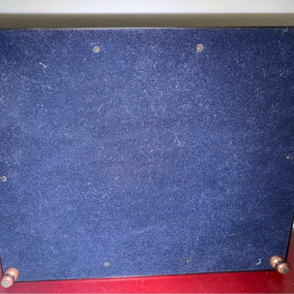 Renea Menzies Beautiful 3-D Oil Sculpted Flower Painting Black Jewelry Box - Picture 7 of 9